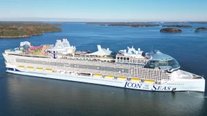 The grandeur of the seas has reached new heights as the "Icon of the Seas," the largest cruise ship ever built, embarked on her inaugural journey from Miami.