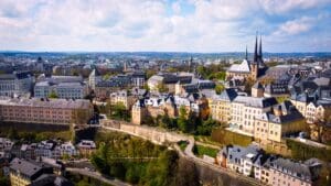 City,Of,Luxemburg,From,Above,-,Aerial,Photography
