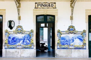 Tiles,(azulejos),At,Railway,Station,Of,Pinhao,,Douro,Valley,,Portugal