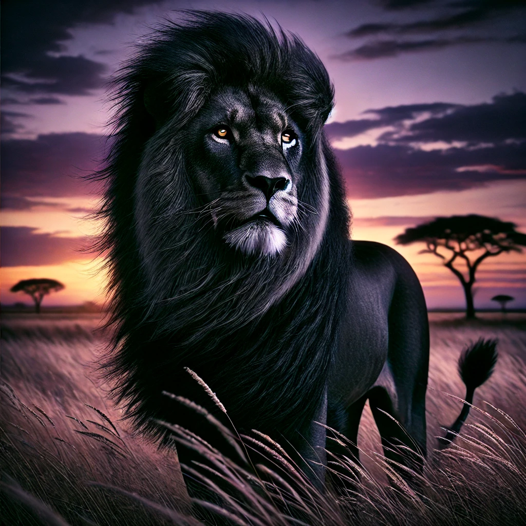 black lion