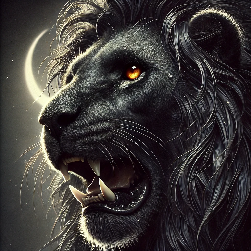 black lion