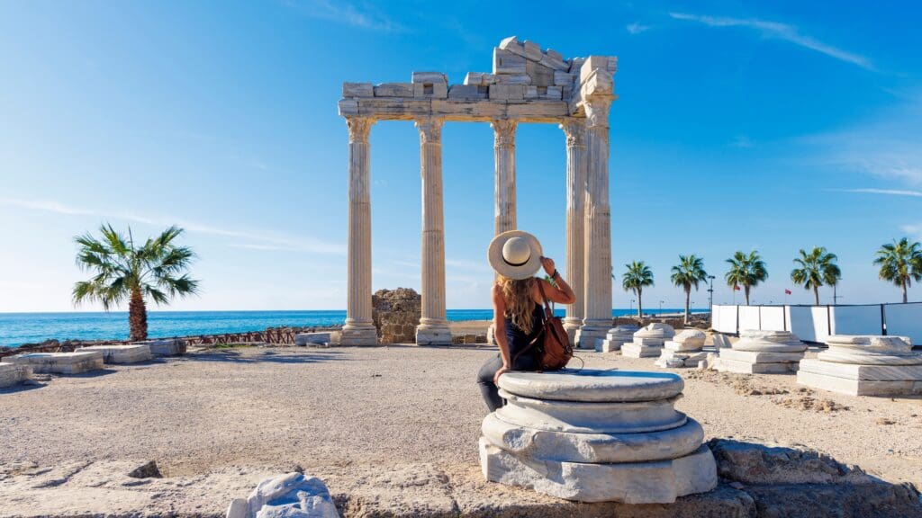 Old,Ruins,In,Side,,Near,Antalya,In,Turkey