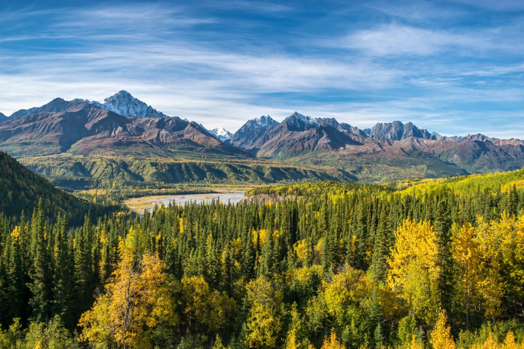 View,Of,Autumn,Wrangell,St.,Elias,National,Park,,Alaska,,Usa