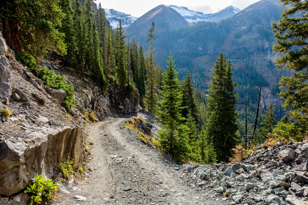 Tough,High,Mountain,Road,-,Autumn,Day,On,A,Scenic