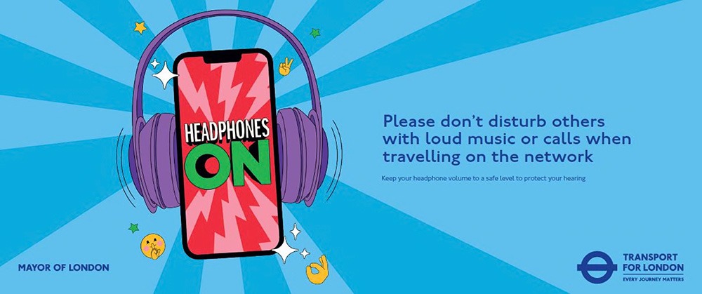 TfL launches campaign urging passengers to use headphones on public transport
