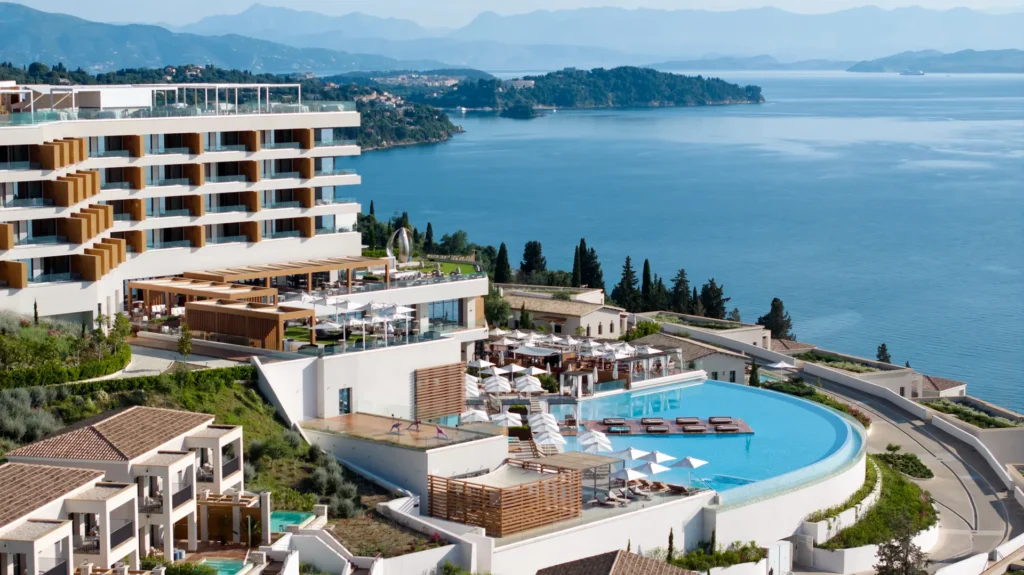 Angsana Corfu Resort & Spa above Benitses Bay
