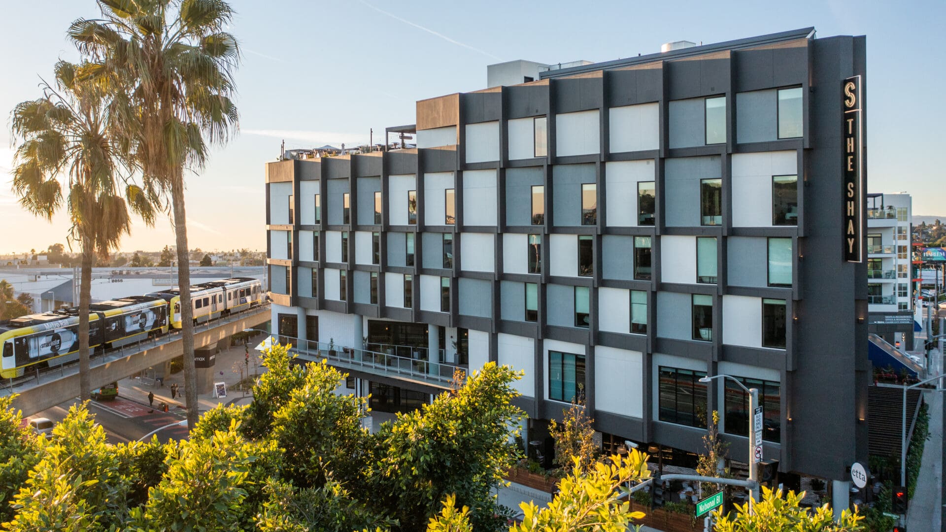 Culver City is fast becoming Los Angeles's leading bleisure base. Inside The Shay, a Destination by Hyatt, blending coworking, meetings and rooftop leisure.