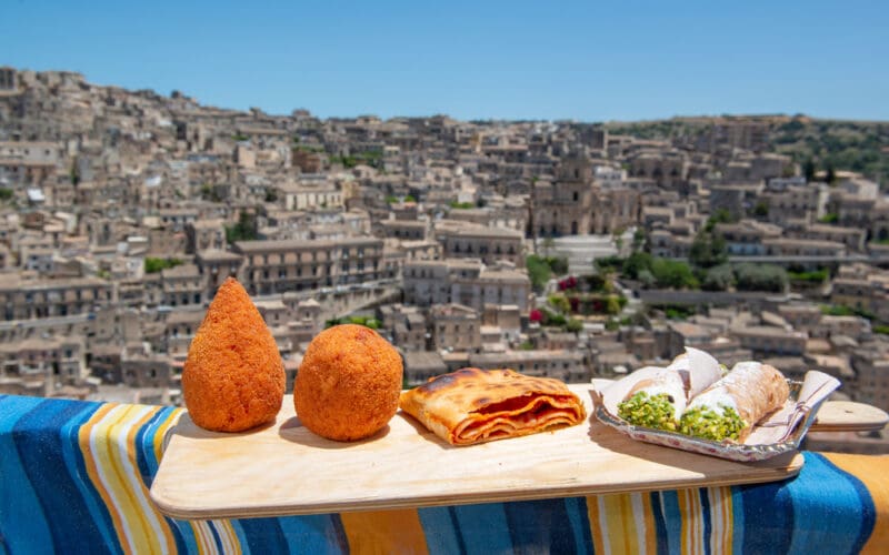 Street,Food,In,Modica,Sicily