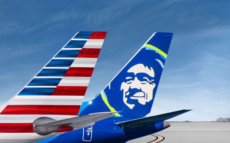 Alaska Airlines Boeing 787 at Seattle-Tacoma airport, focus of the Alaska Airlines joint venture plan with British Airways