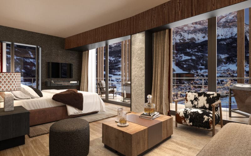 Junior Suite at The First Cortina, by The Pavilions (render)