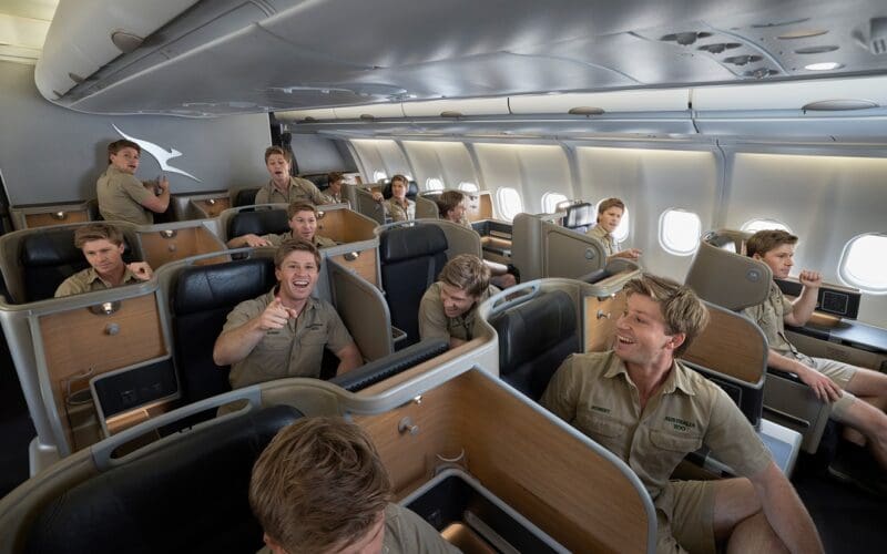 Qantas joins forces with Robert Irwin