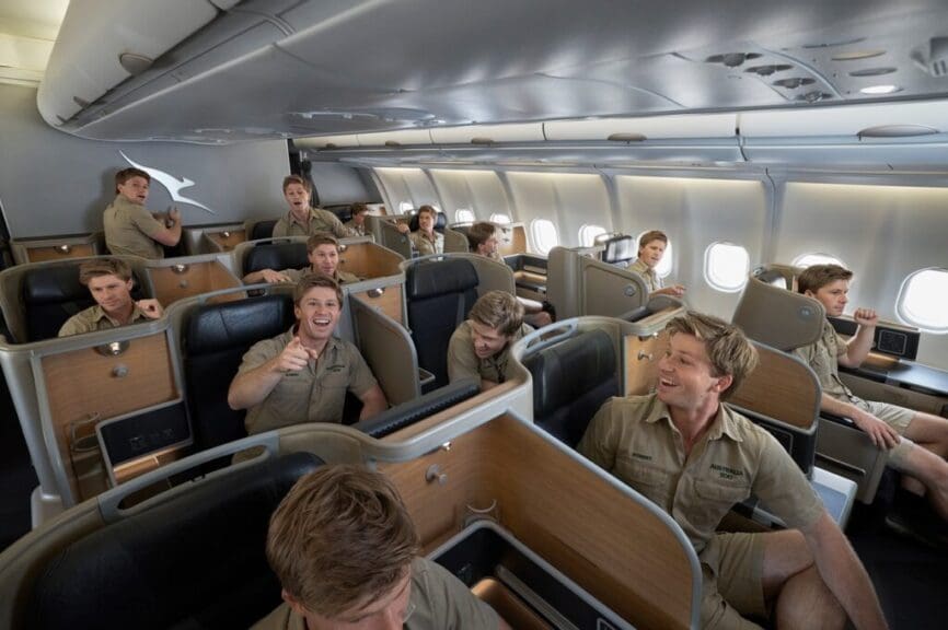 Qantas joins forces with Robert Irwin
