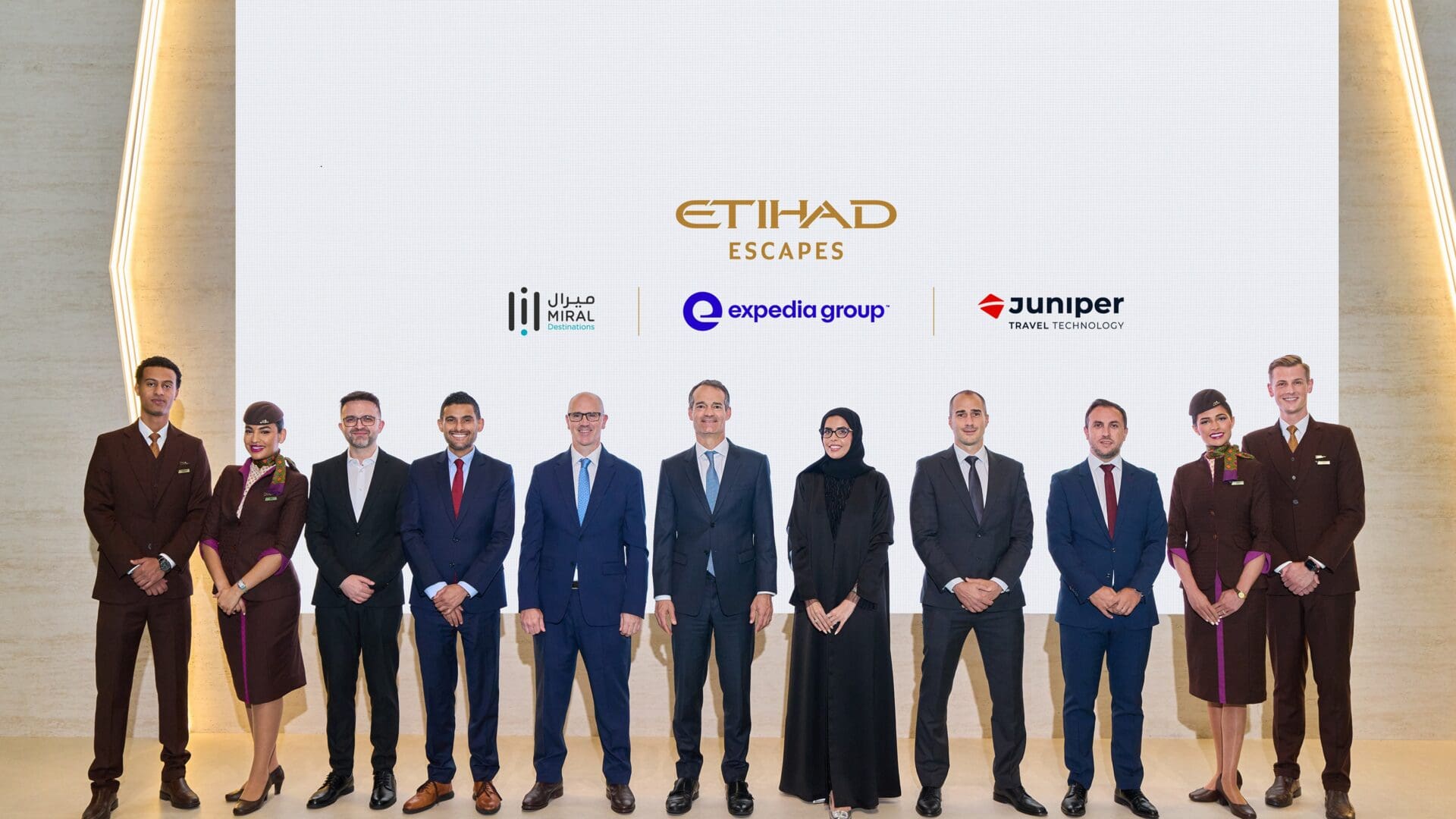 Etihad Airways aircraft at Abu Dhabi as Etihad hotel booking launches through the new Etihad Escapes platform