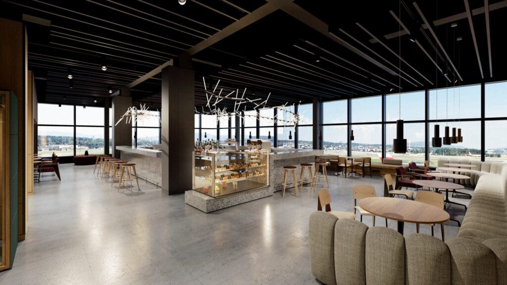 SWISS to Open New Panoramic Lounges at Zurich Airport in 2027