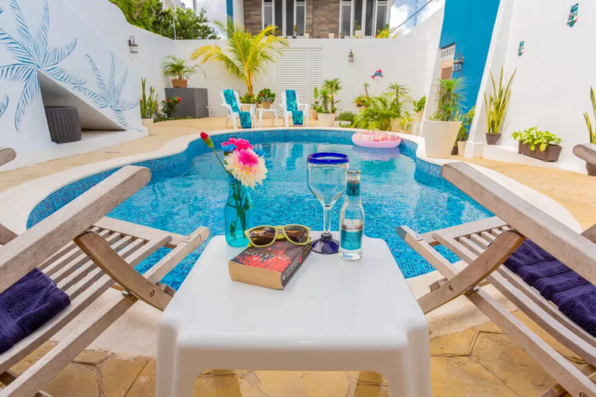 vacation rental, hotel, holiday house, bed and breakfast, cozumel airbnb