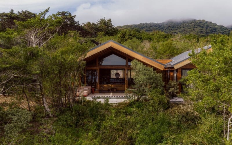 Hotel Belmar Artista Villas set among trees in the Monteverde cloud forest, Costa Rica