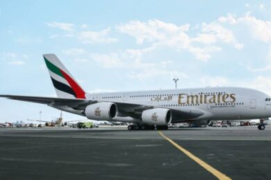 Emirates has signed a contract with UAE-based Falcon Aircraft Recycling on a pioneering initiative, where its first retired A380 aircraft will be upcycled and recycled, dramatically reducing the environmental impact of the deconstruction process and drastically reducing landfill waste.